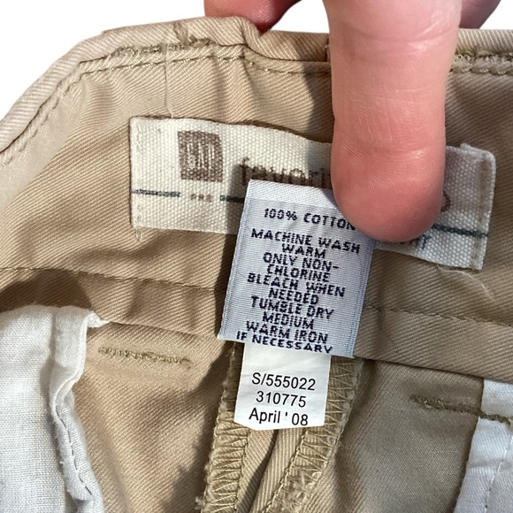 GAP Factory Favorite Chino Shorts Light Tan Khaki Size 12 Style 555022 3.5” - Picture 7 of 10
